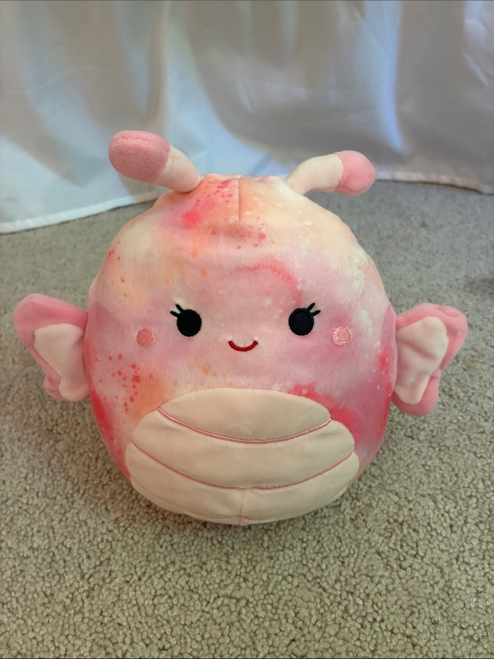 Squishmallows Pink Peach Swirl Plush